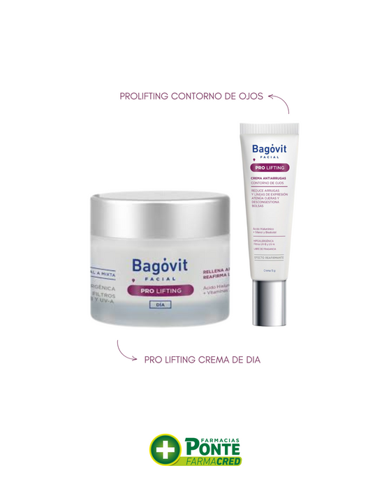 BAGOVIT - Kit Pro Lifting Crema de Dia + Contorno de Ojos