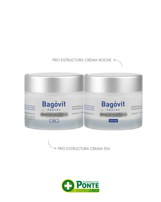 BAGOVIT - Kit Pro Estructura Crema de Dia + Crema de Noche