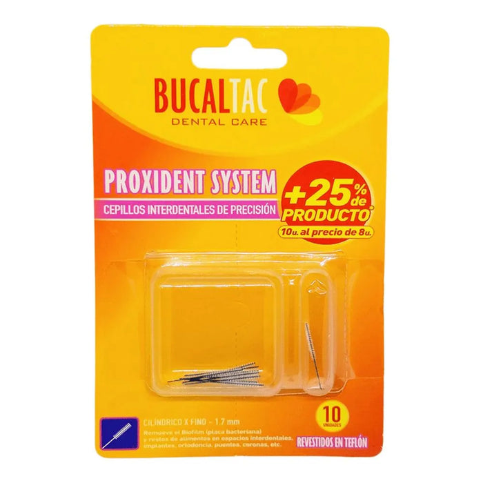 BUCALTAC Cepillos Interdentales - Cilindrico Fino 10u