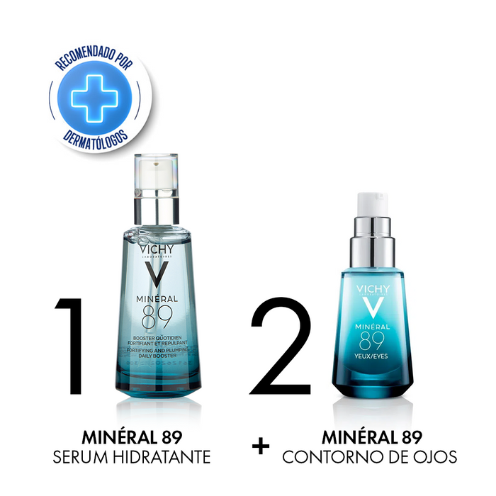 VICHY - Combo Mineral 89 Booster + Mineral 89 Ojos + REGALO