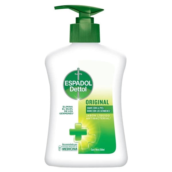 ESPADOL DETTOL - Jabon Liquido Antibacterial - 220ml