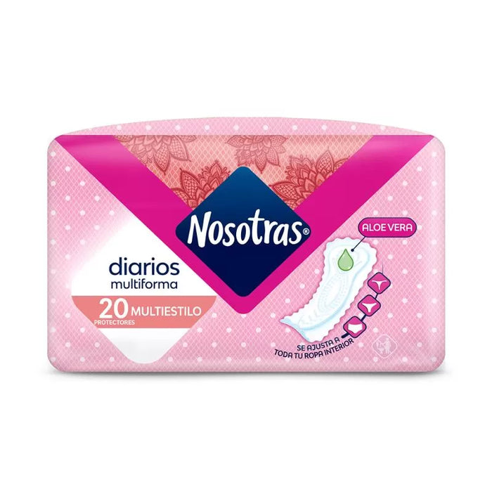 Nosotras Protectores Diarios Multiestilo 20u