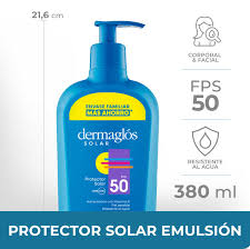 DERMAGLOS - Protector Solar FPS 50 Emulsion - 380 ml