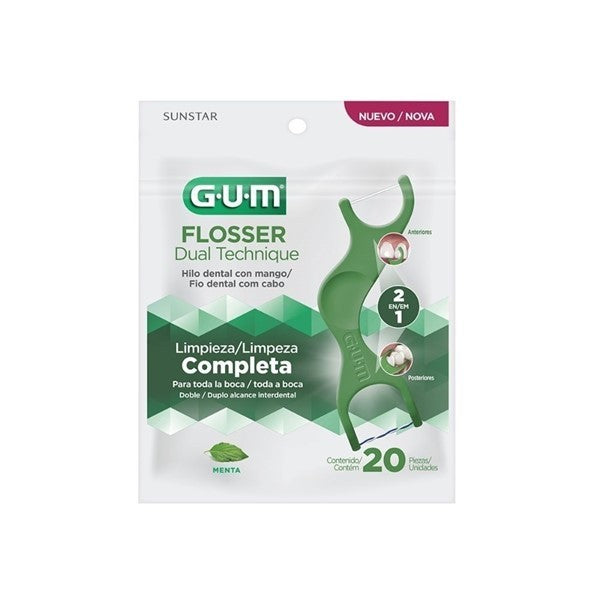 GUM - Flosser Dual Technique - 20 u.