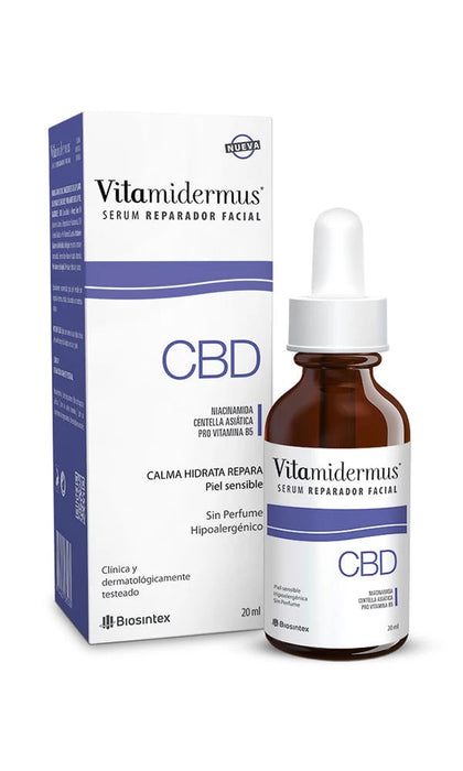 VITAMIDERMUS - Serum Reparador Facial CBD - 20 ml