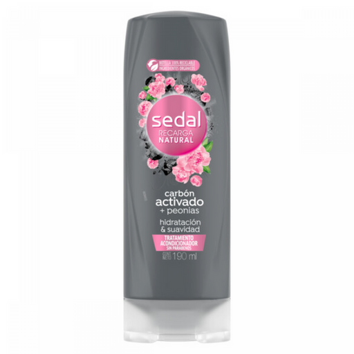 Sedal -  Acondicionador Carbon Activado 190 Ml