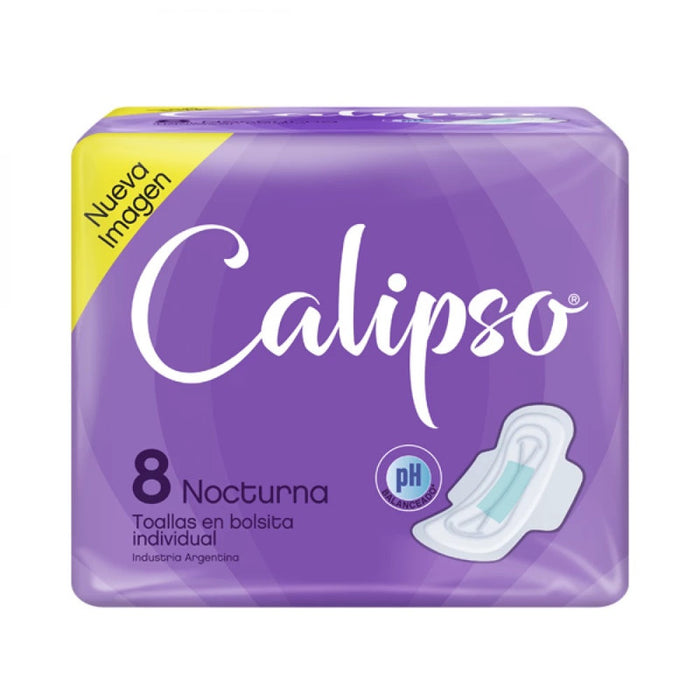 Calipso Toallitas Nocturna - 8u.